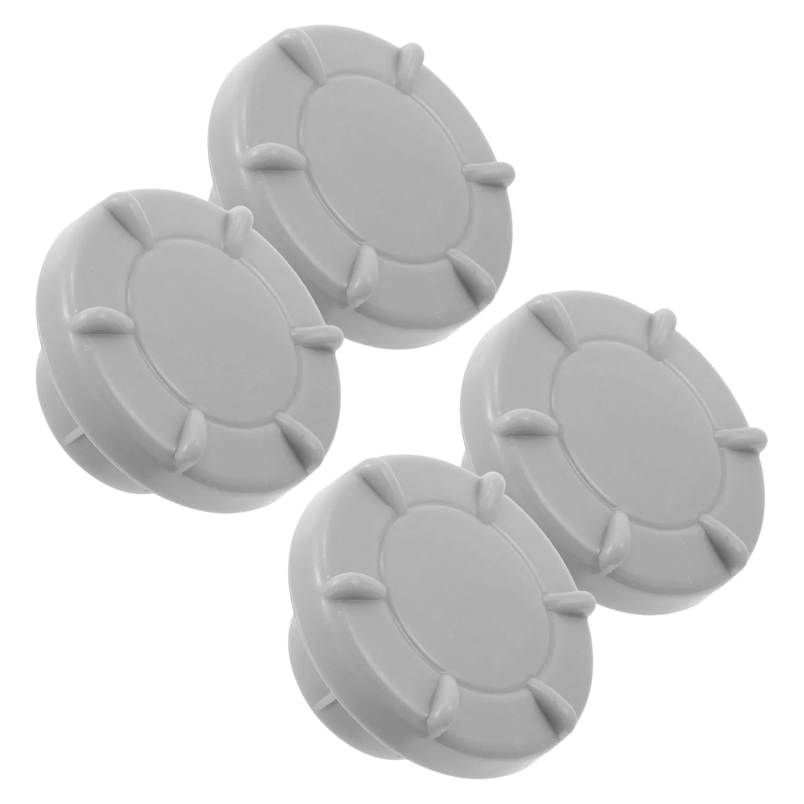 

4Pcs Children's Slide Screw Caps Gray Plastic 3Cm Inner Diameter Safety Covers Indoor Playground Nut Bolt Protection Accessories