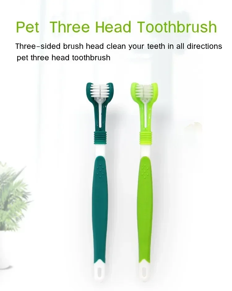 3-Sided Pet Toothbrush for Dogs & Cats – Tartar Remover — detail image 18