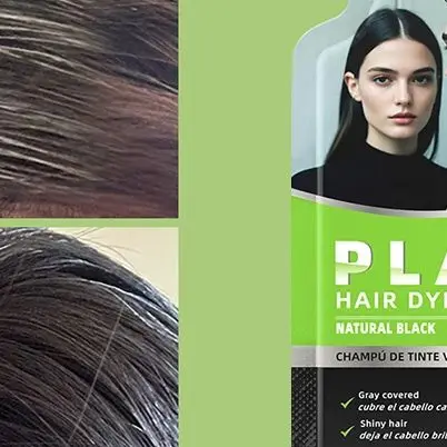 

Натуральный травяной шампунь-краска для волос для женщин и мужчин, пенообразующий растительный шампунь для окрашивания седых волос, не раздражающий кожу