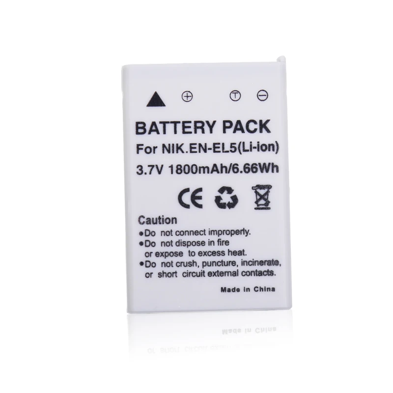 Digital Battery EN-EL5 ENEL5 for Nikon Coolpix P4 P80 P90 P100 P500 P510 P520 P530 P5000 P5100 5200 7900 P6000 3700 4200 Cameras