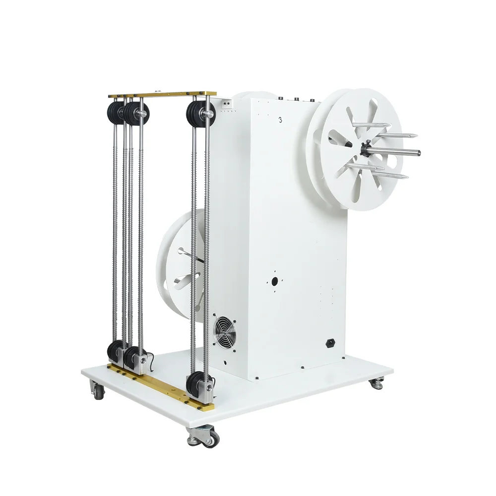 

New 120-300mm Reel Diameter 450W Electronic Wire Automatic Cable Feeding Rewinding Unwind Machine Cable Manufacturing Equipment
