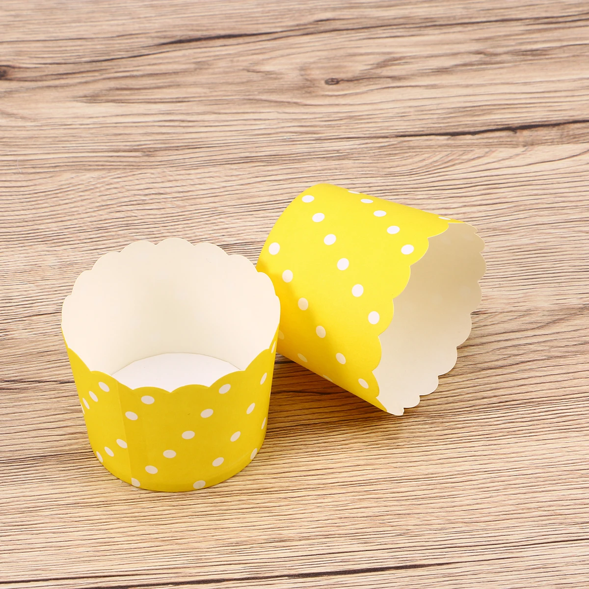 

50 Pcs Cake Cups Baking for Muffins Paper Liners High Temperature Resistance Cupcake Wrappers Cases Greaseproof