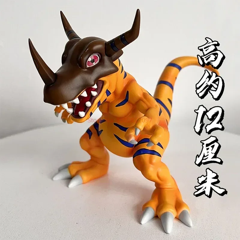 

12cm Digimon Anime Figures Gk Greymon Agumon Figurine Cute Gabumon Pvc Action Figure Collectible Model Decoration Toys Gift Kids