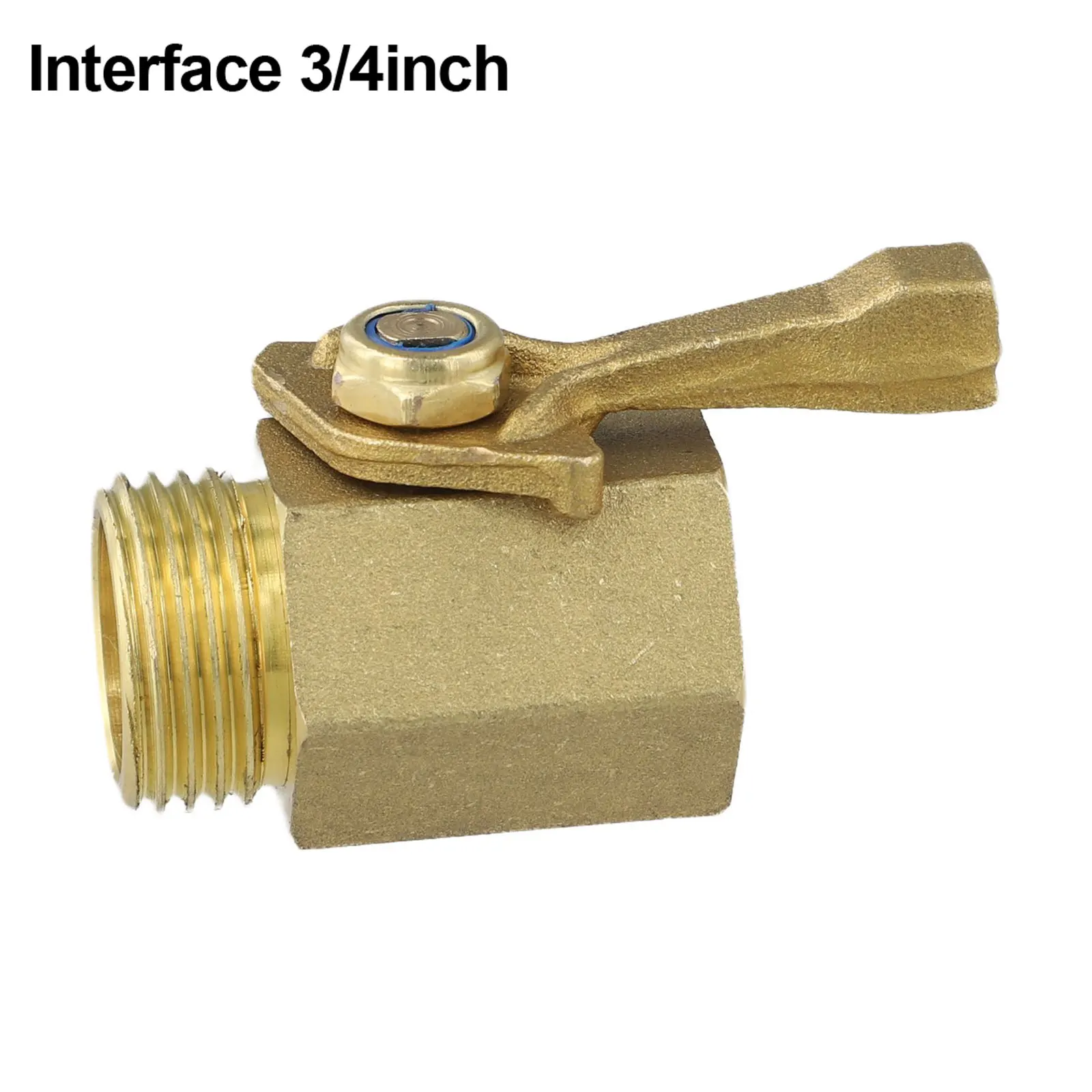 Gardening Essential 34 Inch Robust Brass Shutoff Valve Providing Comfortable Handling and Flow Efficiency Gardening
