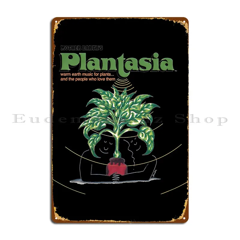 

Металлические знаки Plantasia, дизайнер паба, ржавый домашний знак, оловянный плакат