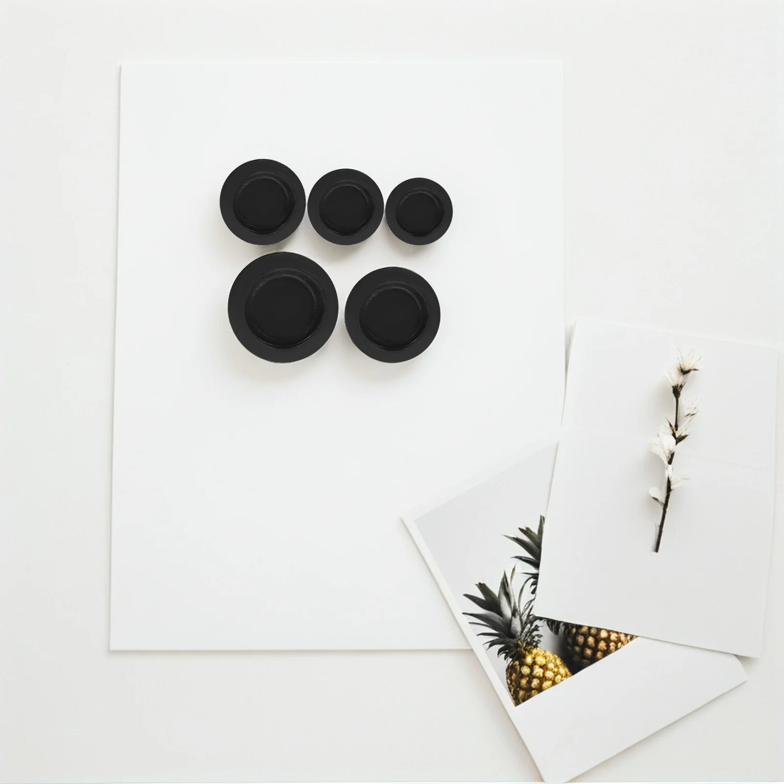

5pcs Rubber Piggy Bank Stoppers Replacement Saving Box Bottom Caps Money Pot Plugs Round Practical Plug Jar Insert Easy