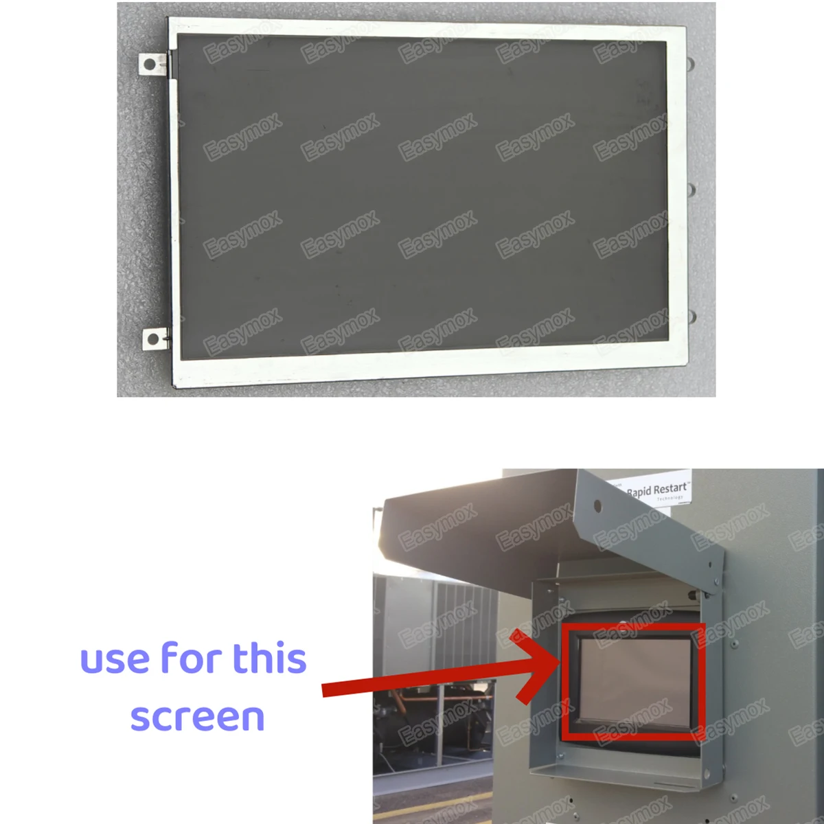 

COV05084 LCD Display For 2018-2023 Trane Pueblo chillers TD7 Enclosure AdaptiView TD7 Screen Repair