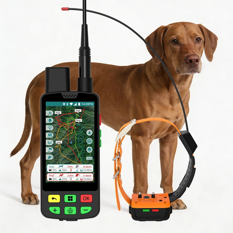 Monitor de Salud Canina: Alerta de Actividad de Animales, Alerta de Ladridos, Estado de la Batería, Velocidad y Distancia, Movimiento