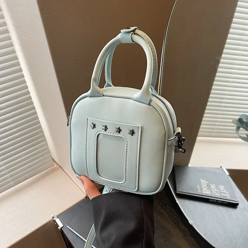 

2025 Early Spring New! Women's Fashionable and Simple Single Shoulder Bag – Trendy Crossbody & Handheld Small Square Bag