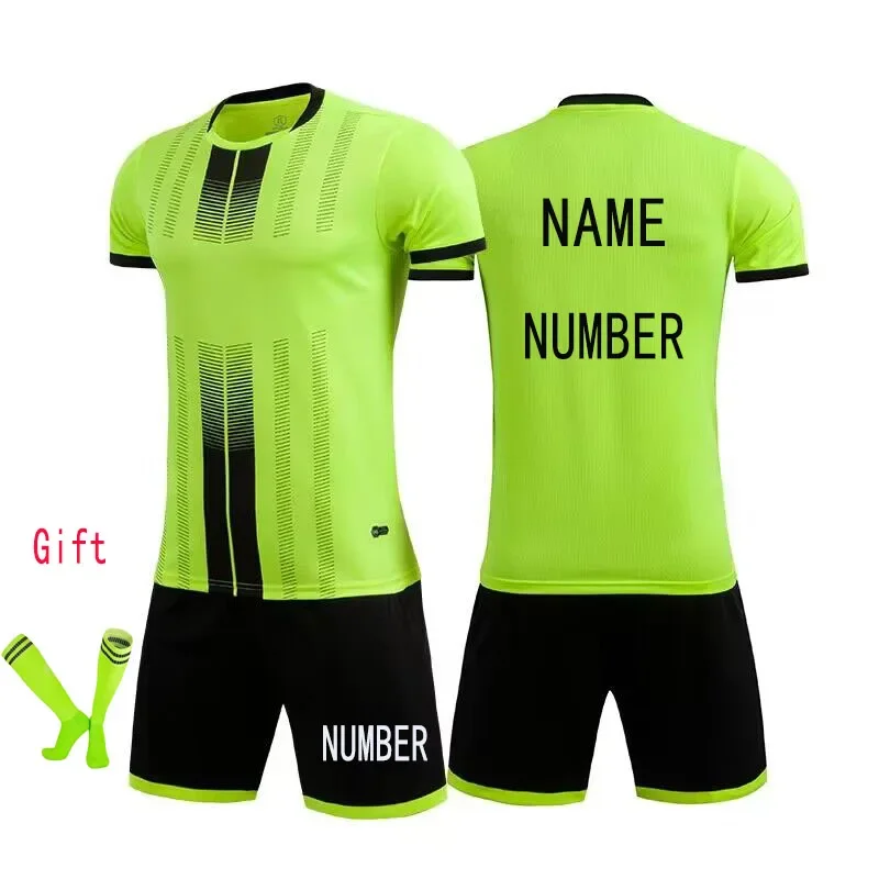 Jongens voetbalshirt trainingspak Kindvoetbal Sportuniformen Kinderen spelen bal Sportkleding Kits vest kindervoetbalpak Sokken 1 - afbeelding 1