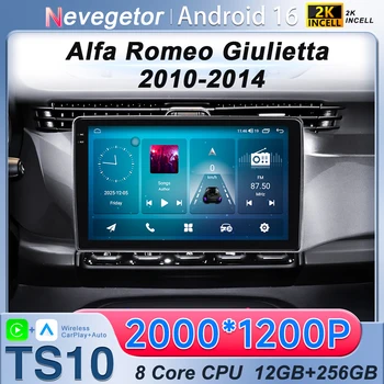 Android 16 para Alfa Romeo Giulietta 2010 - 2014, Pantalla con CPU, Multimedia, Video, Navegación, Estéreo 2 Din, GPS, WIFI 1
