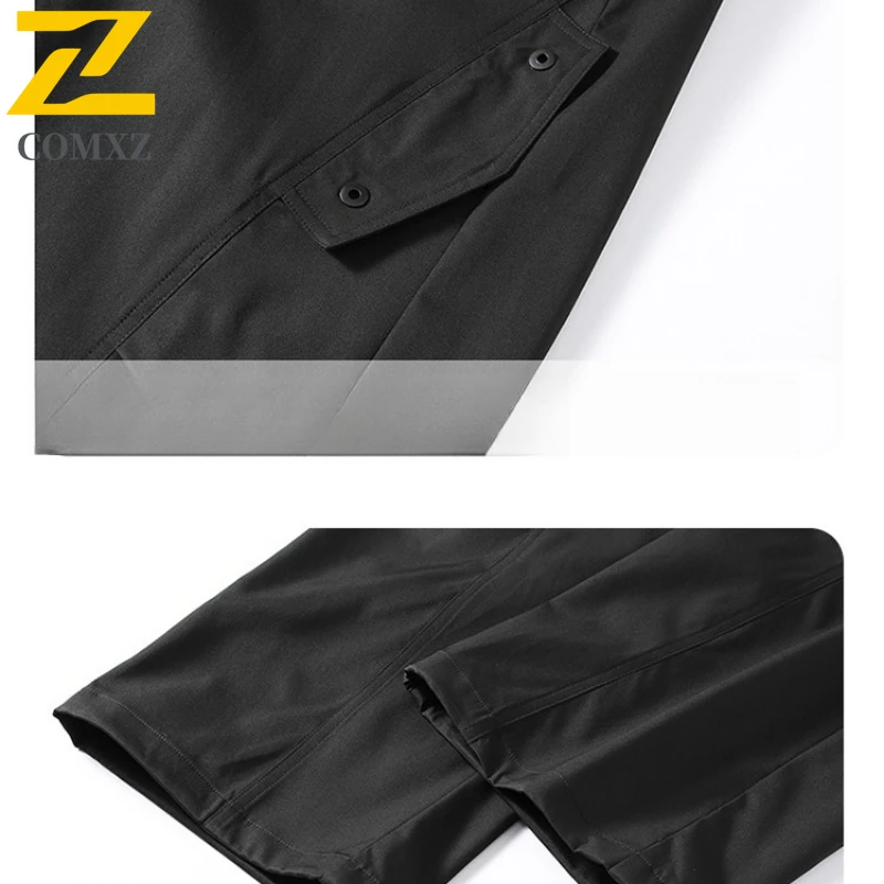 Men Multifunctional Trousers 2025 New Autumn Retro Wrinkle Resistant Mountain Style Trousers Outdoor Trekking Travel Cargo Pants