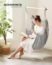 Silla colgante estilo hamaca con capacidad de 150 kg