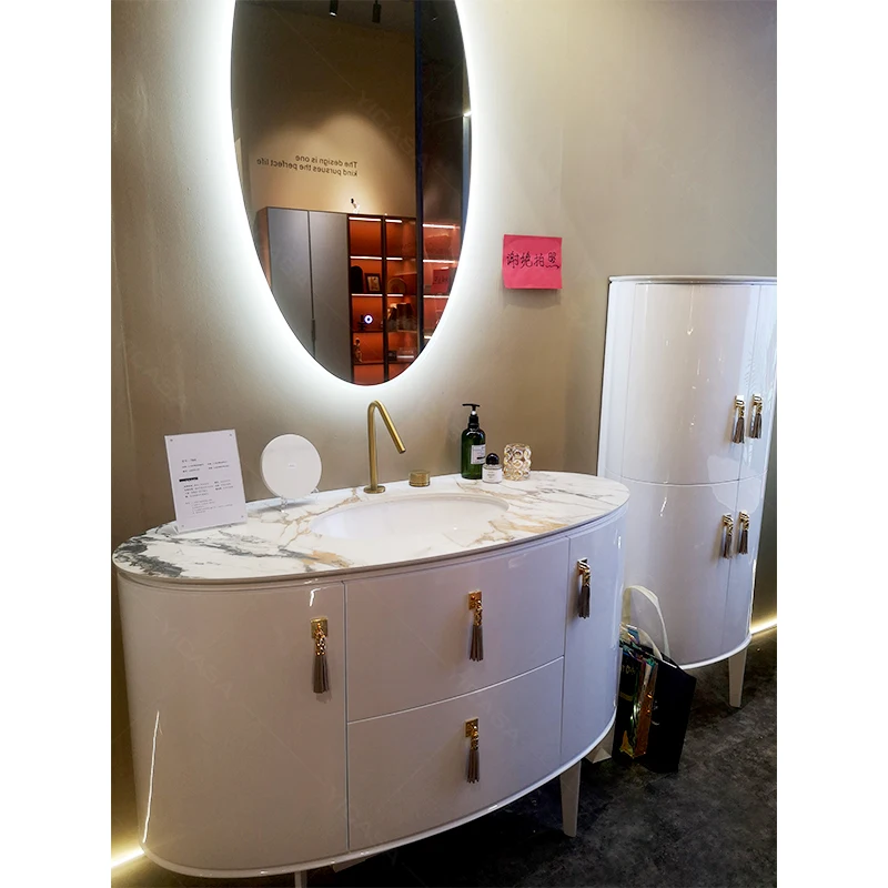 Bathroom Cabinet French Luxury Modern Bathroom Vanity Cabinet Unit With Mirror Bathroom Vanities 48inches