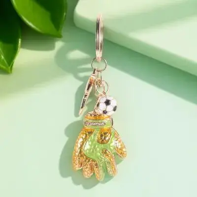 

Glove Shaped Keychain Pendant Purse Ring Decorative Hanging For Backpack Luggage Car Keys Small Lightweight Accessories