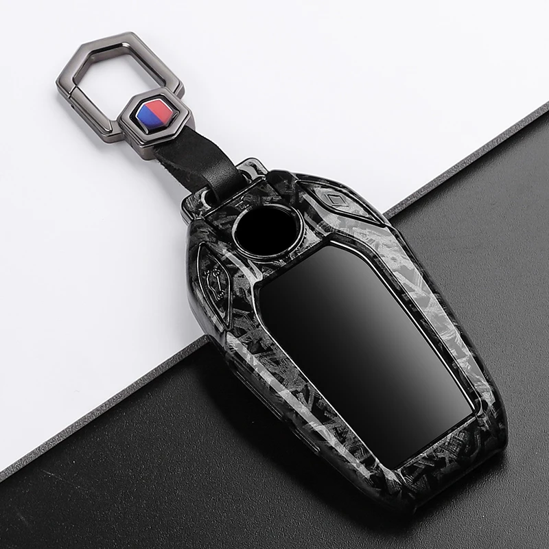For BMW G30 G12 G11 G32 G31 5 7 Series I8 I12 I15 G01 X3 X4 G02 G05 X5 G07 X7 ABS Car LED Display Key Case Shell Fob Keychain