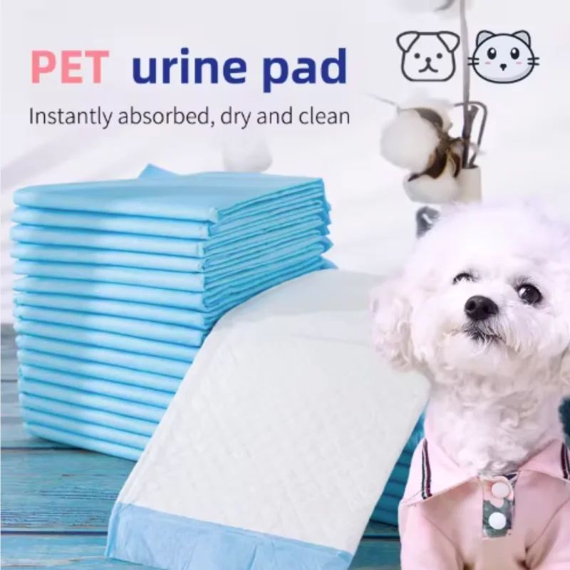 Super Absorbent Leak-Free Pet Training Pads - Quick Drying Dog Pee Pad Puppy Diaper Nappy for Doggy Cat Pet Supplies