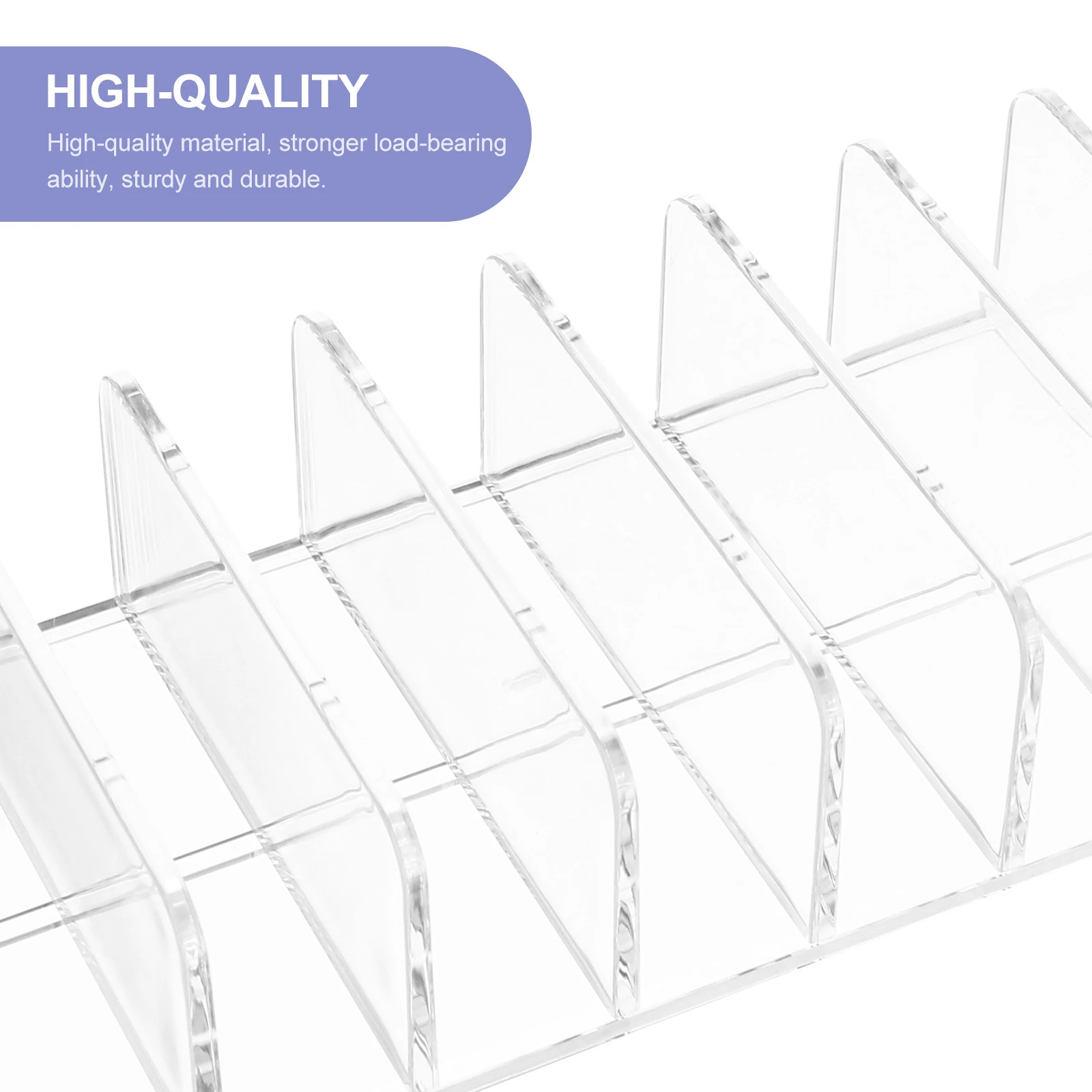 Transparent Organizer Vertical Makeup Holder For Eye Shadow Blush Highlighter Rack Organizer