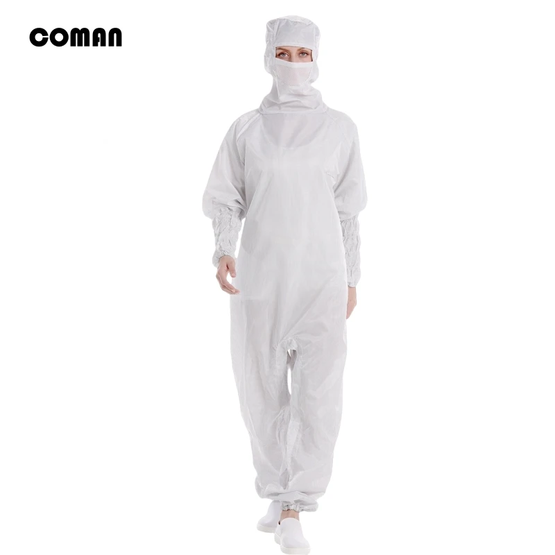 One Piece Of Professional Food Factory Pharmaceutical Factory Crotch Opening Anti-static Clothing