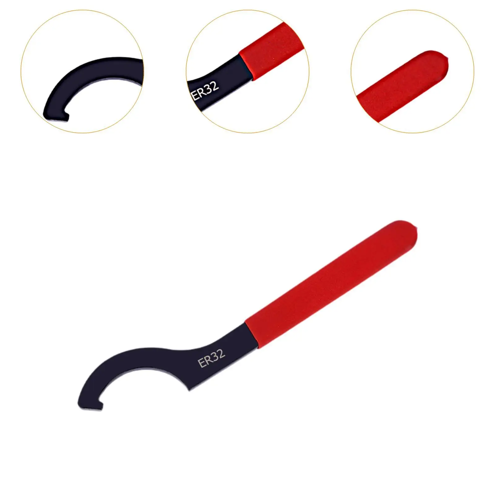 C هوك المفك الصلب عالية الأداء قسط C هوك وجع C نوع وجع المفك ل er32 كوليت تشاك الجوز مخرطة لقط الجوز