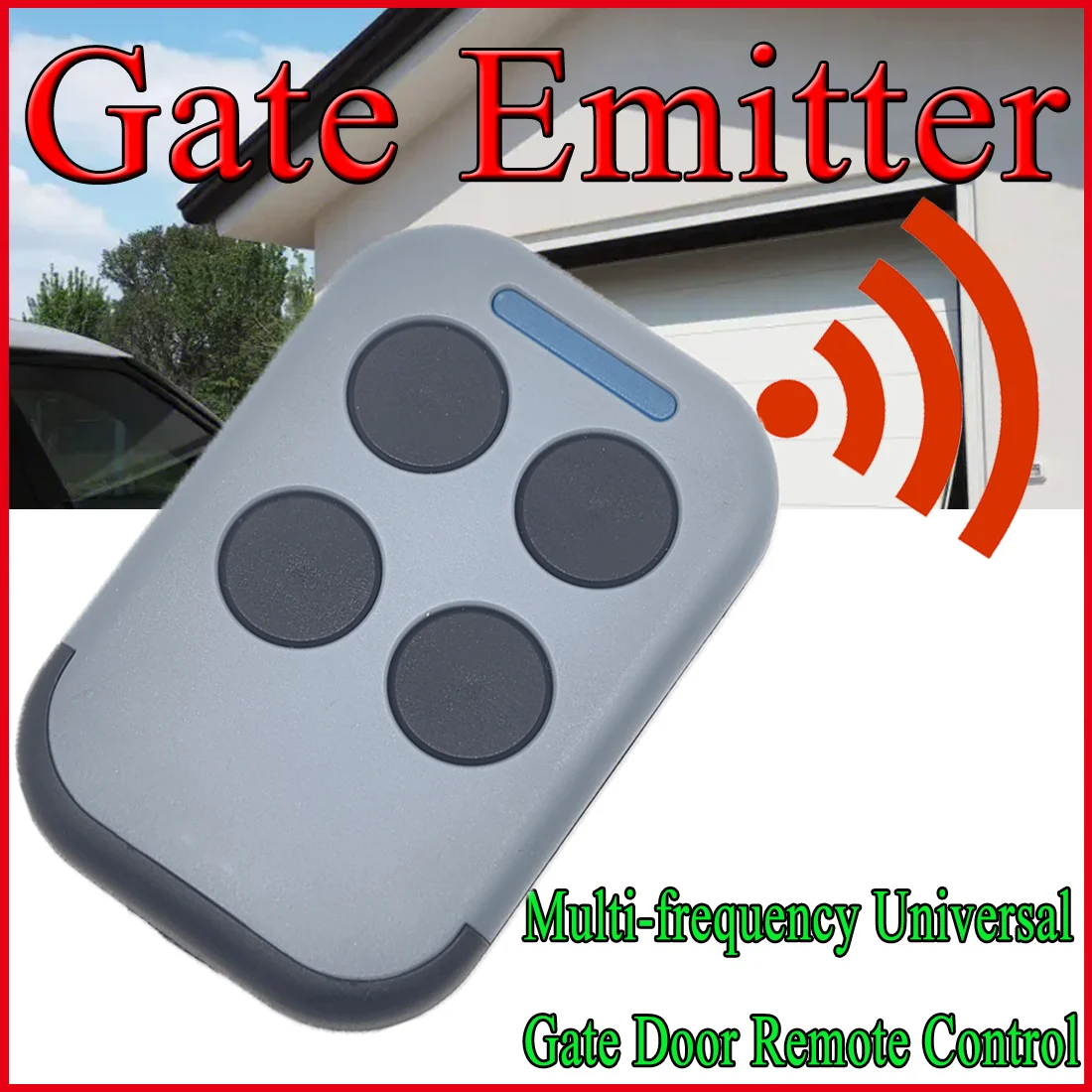 Copiadora remota de puerta de garaje multifrecuencia, controlador electrónico de puerta de 280MHz-868MHz, abridor, código rodante, control remoto de puerta de garaje