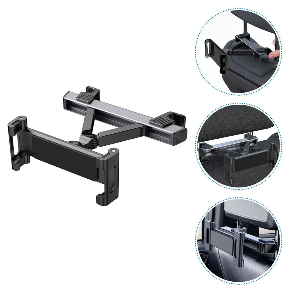 

Car Headrest Tablet Holder Adjustable Phone Mount Backseat Multi-Functional Antislip Stand for Tablets Phones Car Tablet Holder