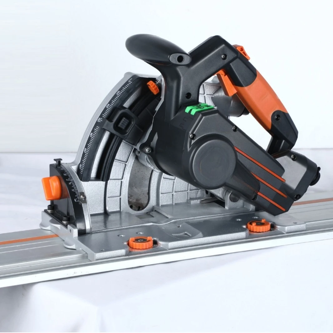 SJ-60 Dust-Free Track Saw for Woodworking Brushless Electric Circular Saw Panel and Gypsum Board Cutting Machine Guide Rail Cutt
