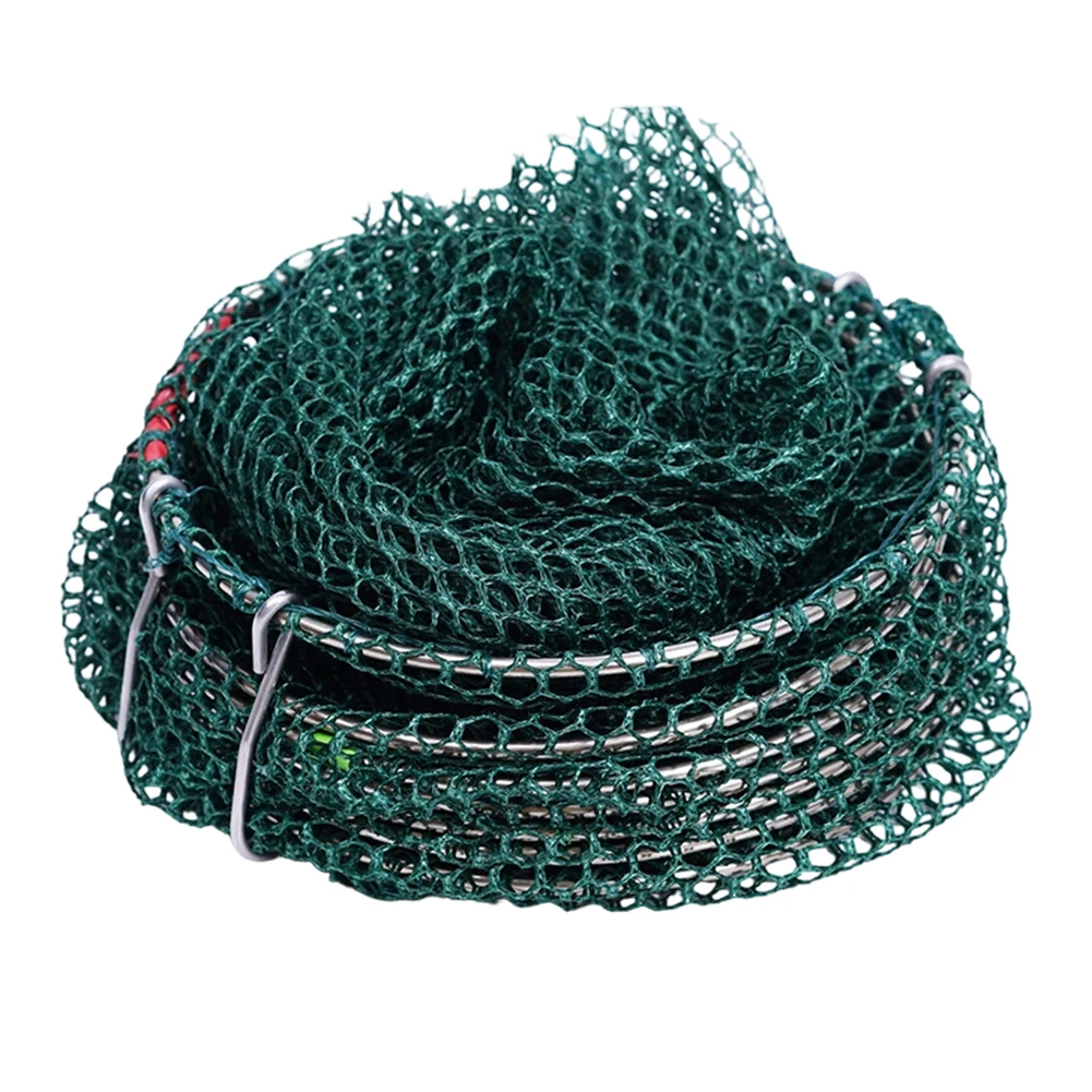

1pc Foldable Spring Shrimp Cage Folding Crab Cage Lobster Trap Catching Parts Net Shrimp Lobster Cage Fishing Tackle Accessory