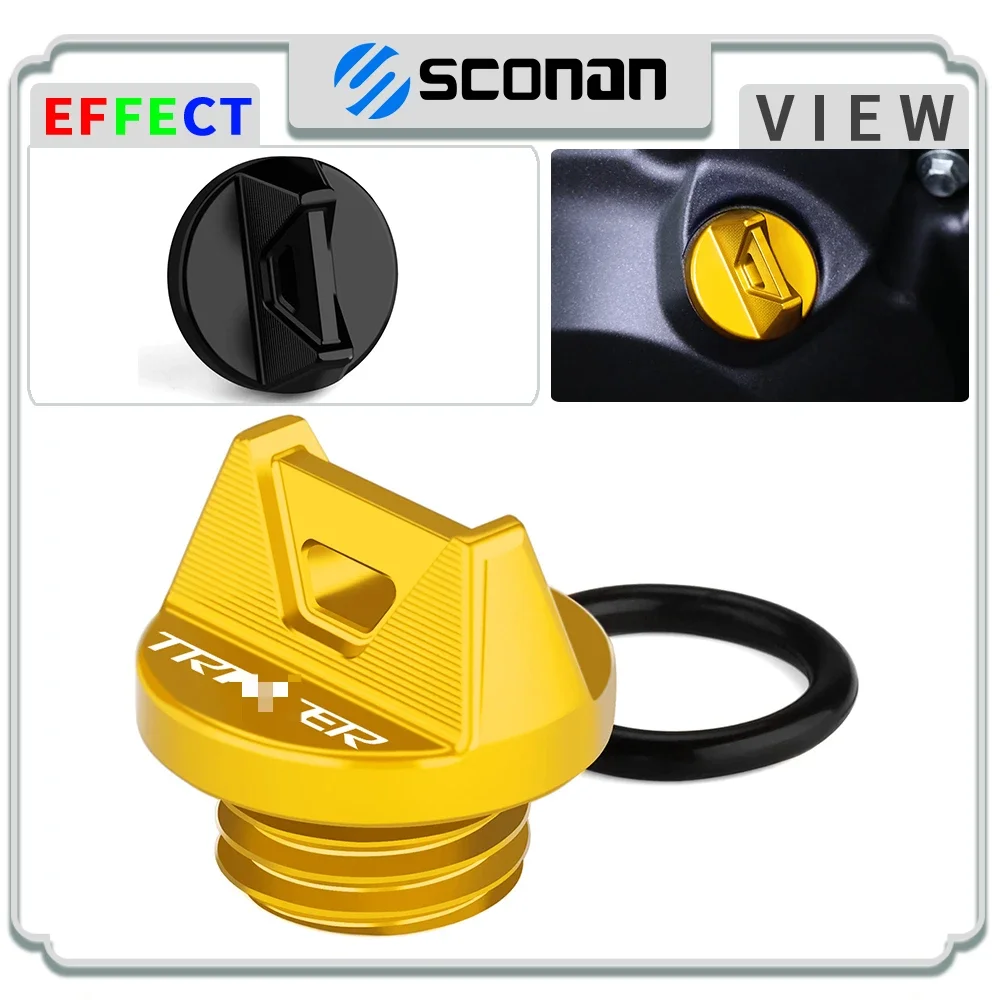 

For YAMAHA TRACER Tracer900 tracer 900 GT 2018 2019 2020 Motorcycle Accessories M20*2.5 Engine Oil Cap Plug Filler Nut Cap Cover