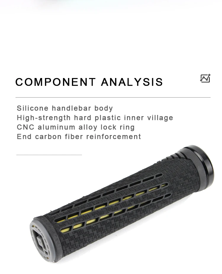 ODI CF Silikon Fahrradgriffe Kohlefaserverstärkte Griffstopfen MTB Anti-Rutsch-Lock-on-Lenkerabdeckung Bequeme Fahrradteile – Detail 4