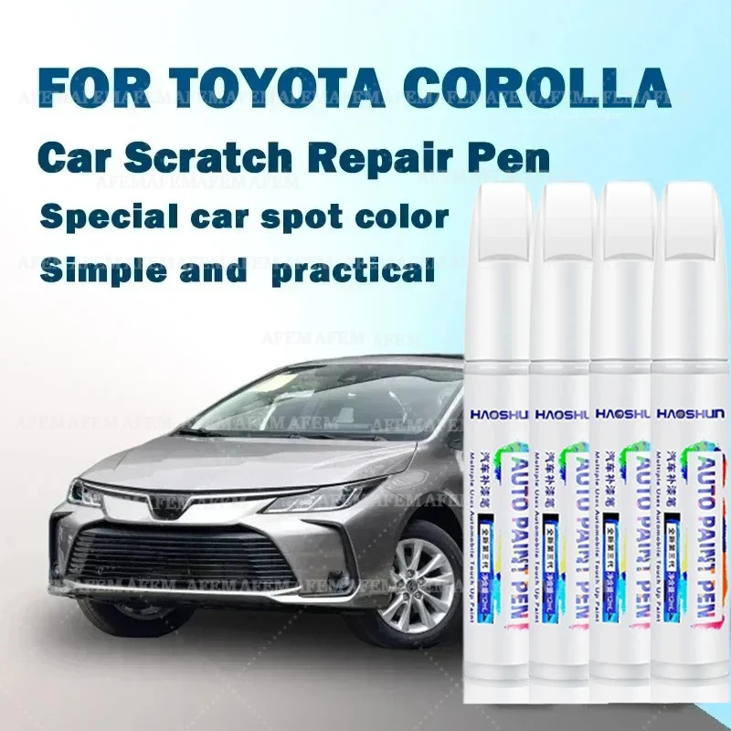 For Toyota Corolla Paint Repair Pen Pearl White Blue Metal Super White Paint Scratch Repair Pen Retouching Tool Set