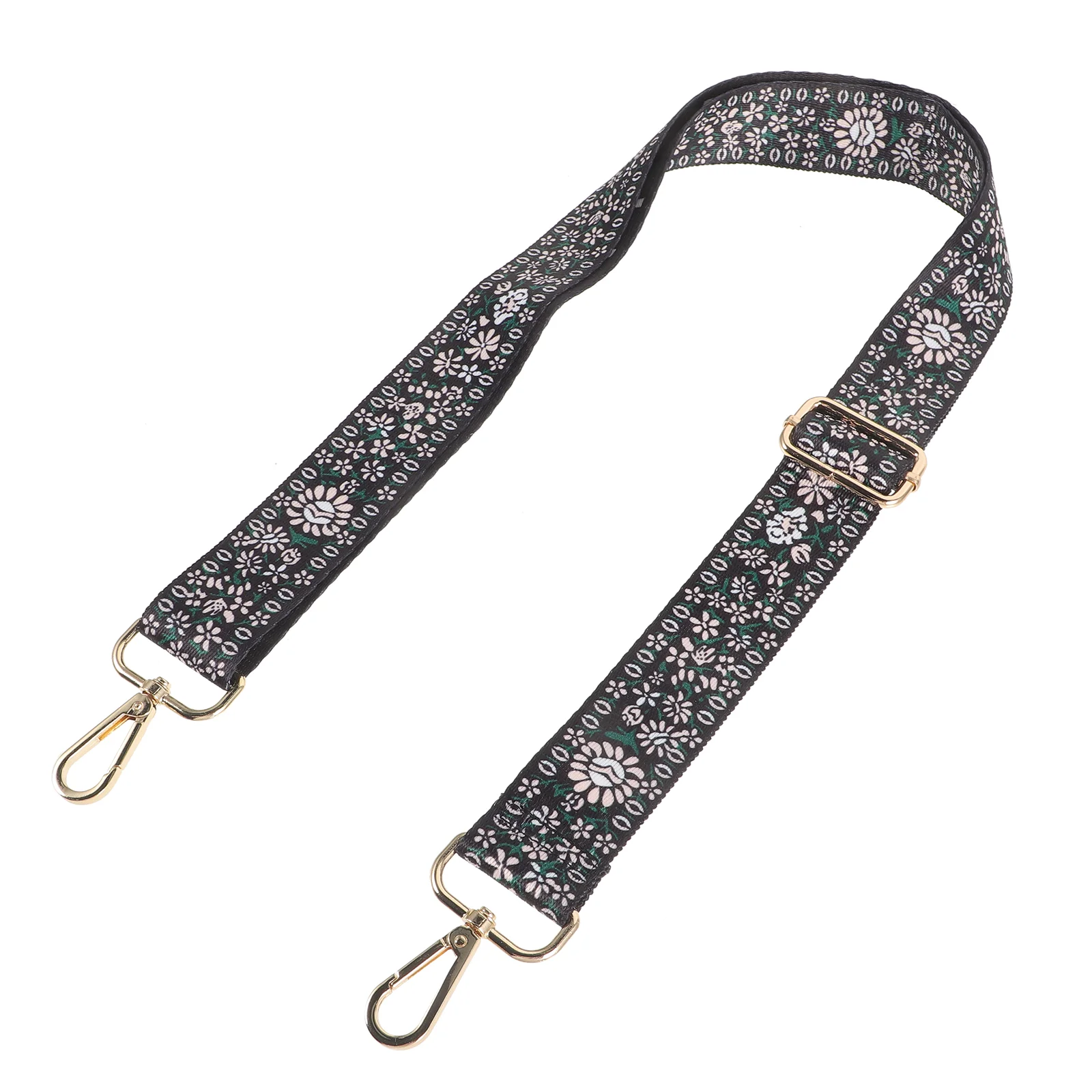 

Banjo Supply Printed Strap Belt Decor Printing Adjustable Vintage Polyester Replacement Straps Locks for Bass Guitar