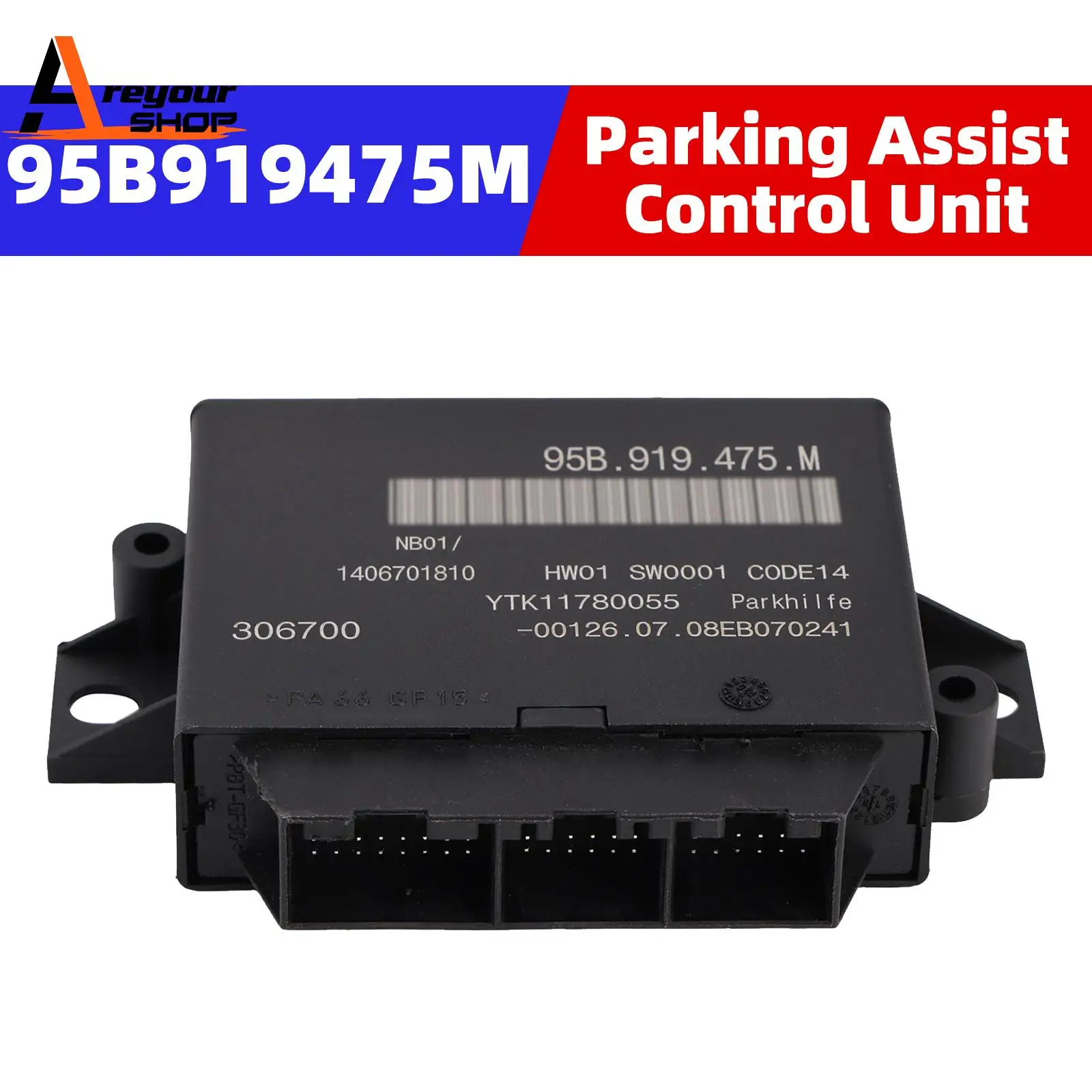 Areyourshop Parking Assist Control Unit 95B919475M for Porsche 982 Boxster Cayman