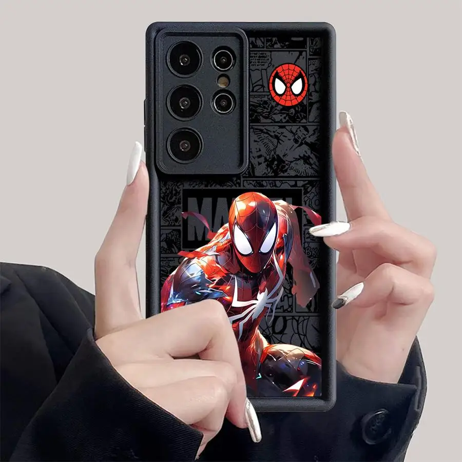 Spider Man Steve Rogers Phone Case for Samsung Galaxy S25 Ultra S24 S22 Plus S23Ultra S20 FE S21 ShockProof Cover Funda