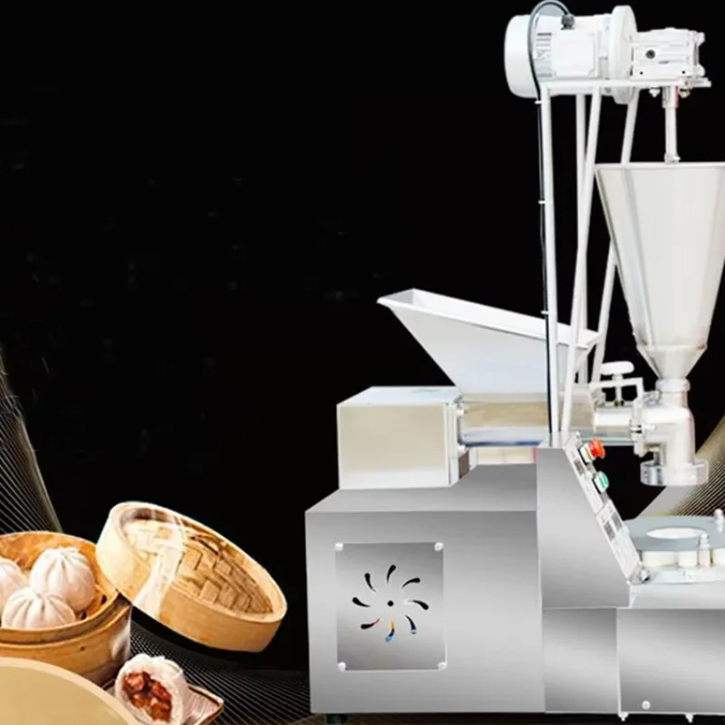 2026Automatic Steamed Bun Making Machine Momo Filling Stuffed Bun Meat Pao Forming Machine Baozi Making Machine