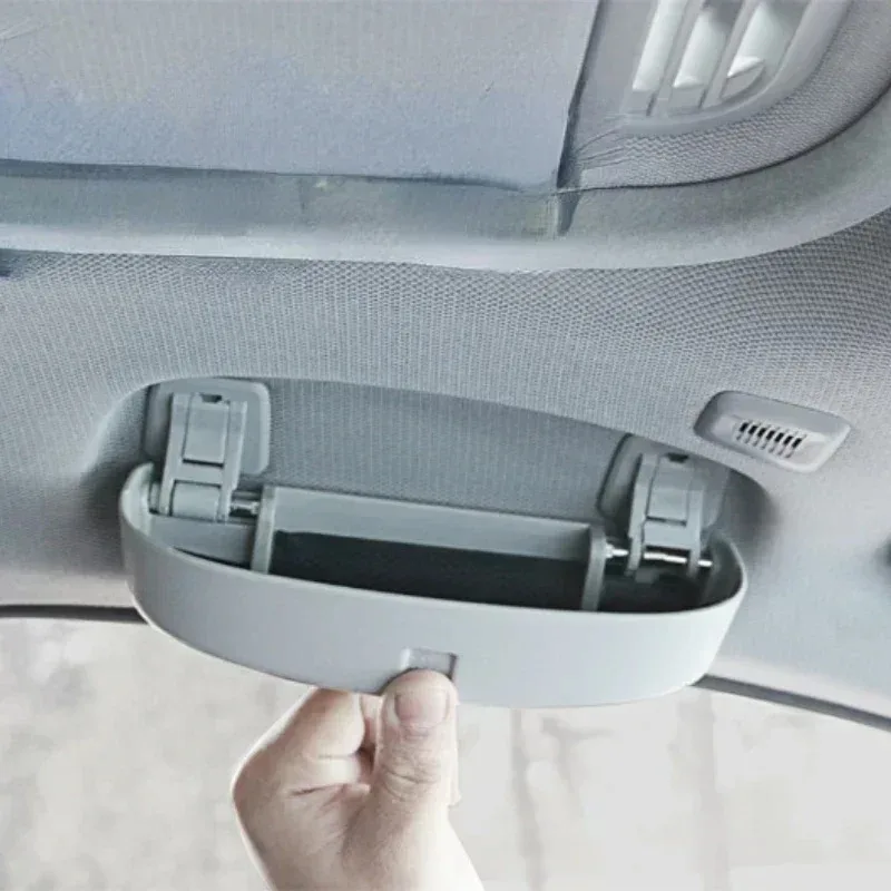 For BMW 5 Series F10 2010-2017 ABS Black Car Glasses Case Sunglass Holder Box Interior Car Accessories