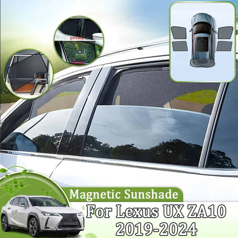 

Magnetic Sunshades For Lexus UX 200 250H UX200 UX250H ZA10 2019 2020 2021 2022 2023 2024 Anti-UV Car Mesh Sun Shades Accessories