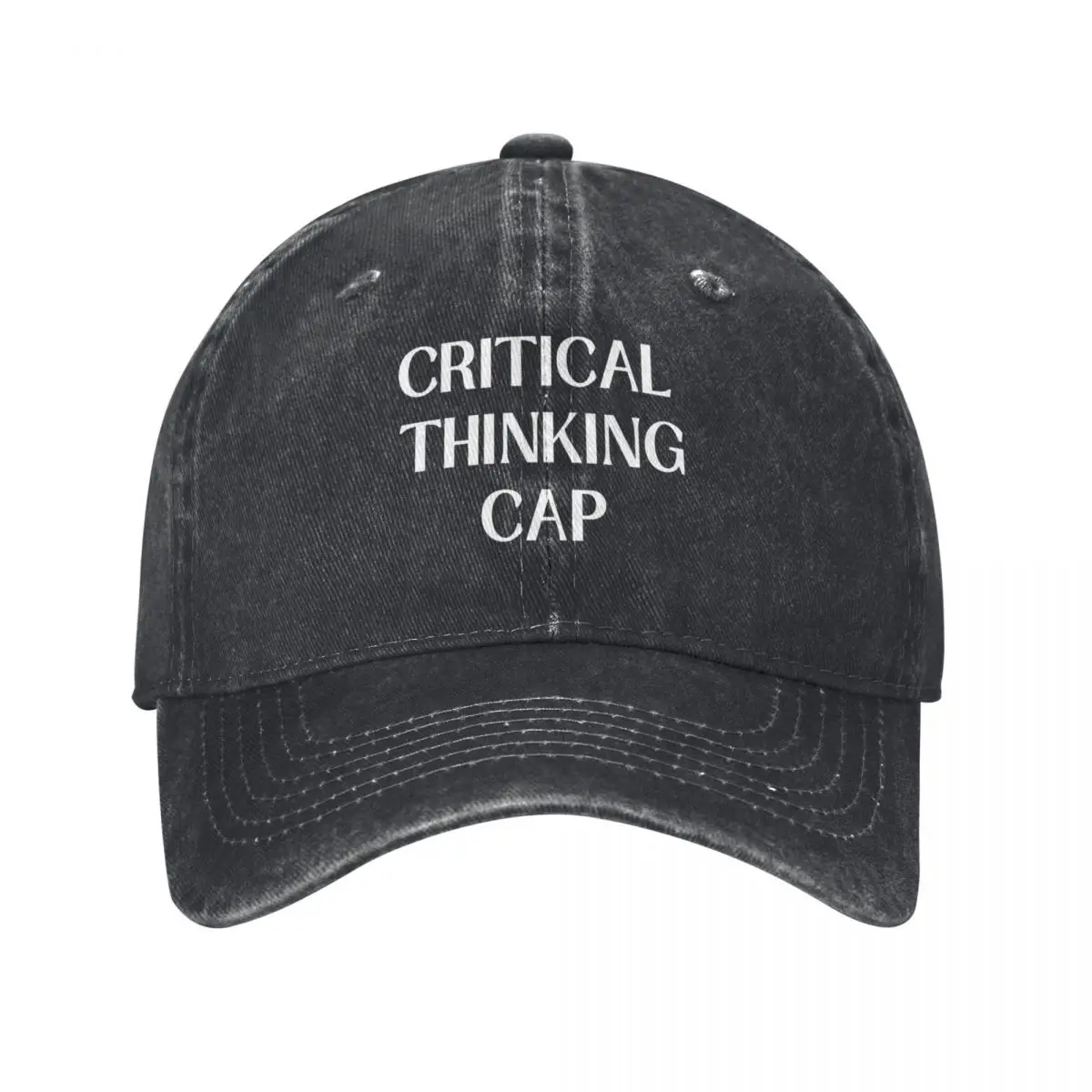 Funny Critical Thinking Cap Hat Intellectual Baseball Cap Trucker Hat New In The Hat Women's Beach Visor Men's