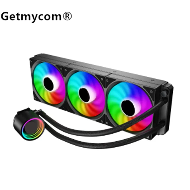 for Ice Cube DL-360 water-cooled CPU radiator ARGB Integrated water cooling computer fan Supports Intel/AMD