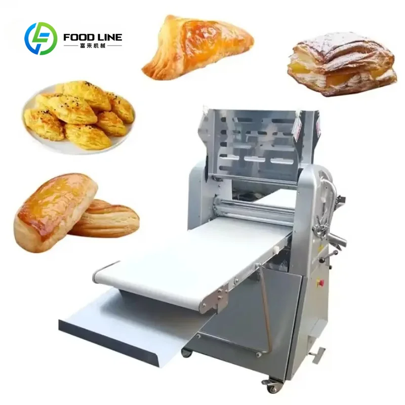 Customized Croissant Laminoir Patisserie 520 Bread Baklava Used Puff Pastry Dough Sheeter Laminating Sheeting Rolling Machine