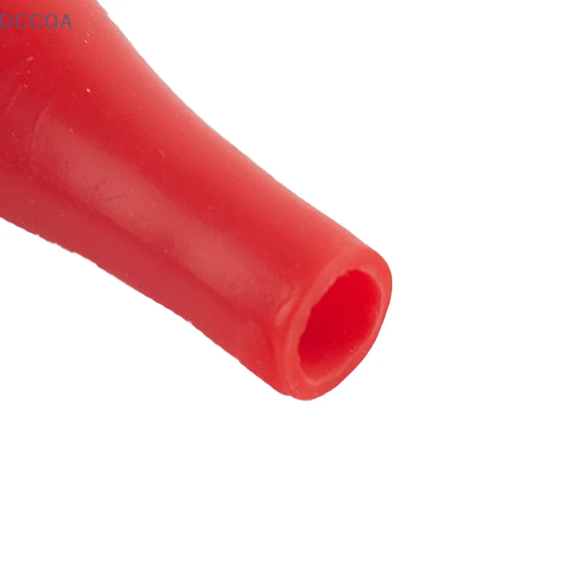 Red Rubber Bulb Head Dropping Garrafa, Inserir Pipeta, Fontes De Laboratório, 10Pcs