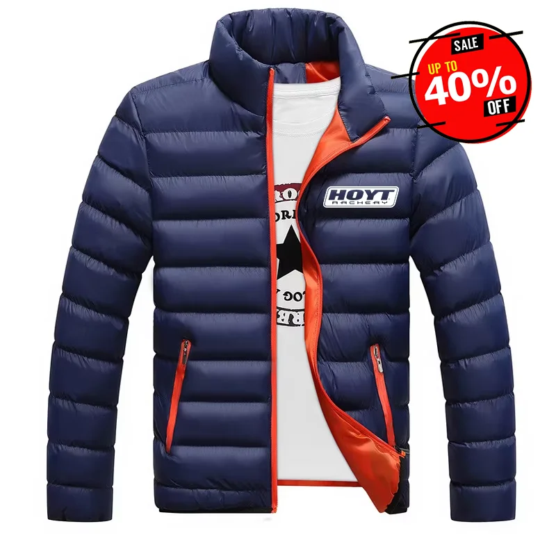 2025 homens novo hoyt tiro com arco caçador arcos impressão popular de alta qualidade algodão forro jaquetas outono inverno à prova de frio quente par
