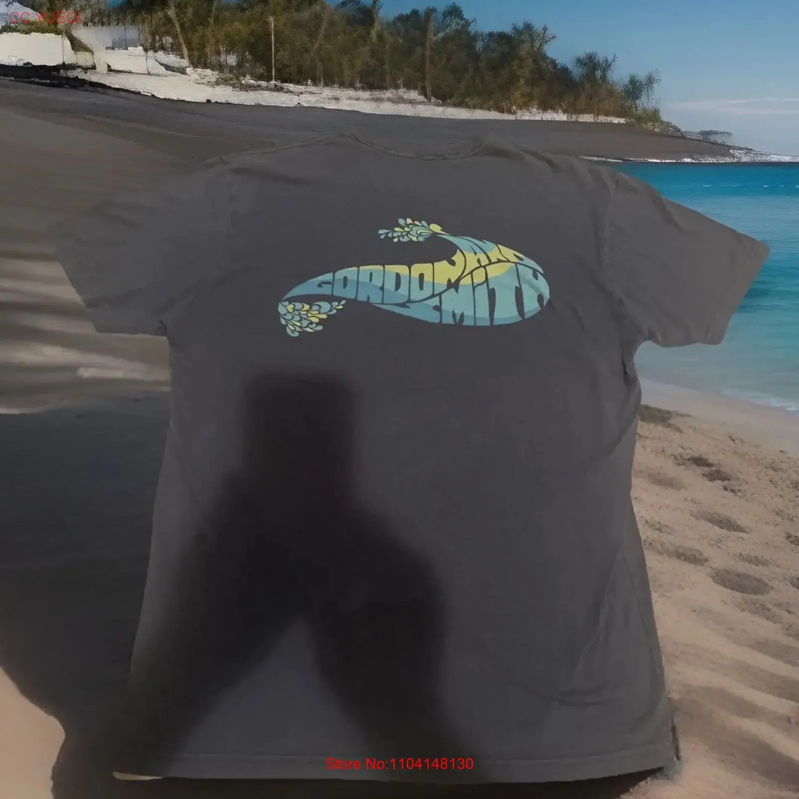 Gordon Smith Logo Longboards Surfboards T Shirt Large Blue Official Surfer Vintage vintage Washed Stylish Casual streetwear