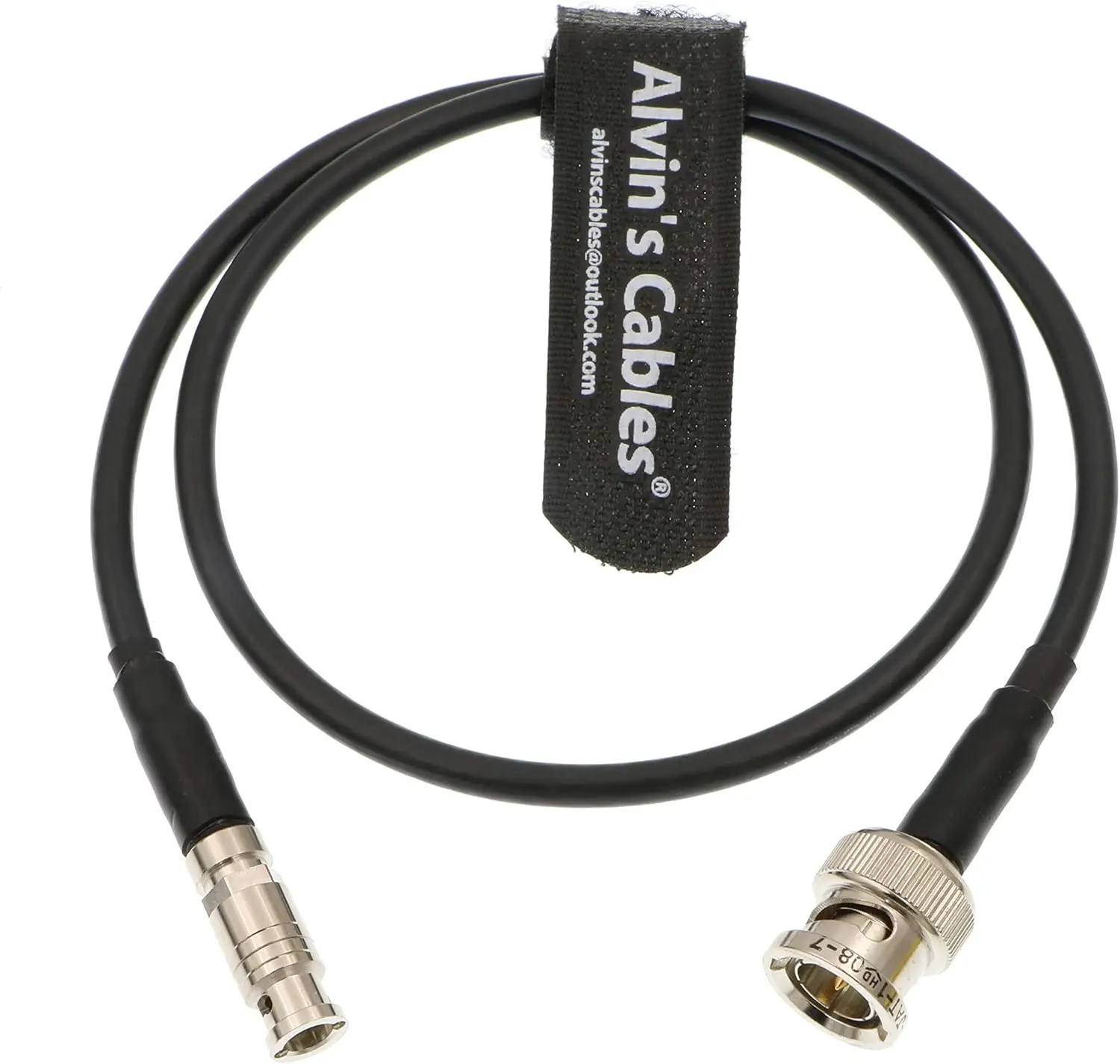 Alvin's Cables Micro BNC Male High Density BNC to BNC Male 6G HD SDI Coaxial Cable for Blackmagic Video Assist 75 Ohm