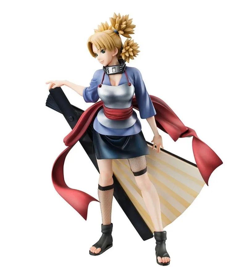 Megahouse-figura de acción de NARUTO Shippuden Temari, modelo de juguete Original, colección de PVC, GALS Series, en Stock