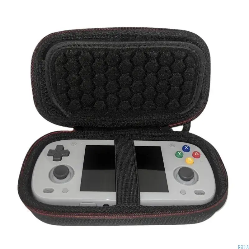 R91A Bag transporte duro Case almacenamiento a prueba golpes para mini consola juegos bolsillo retroide