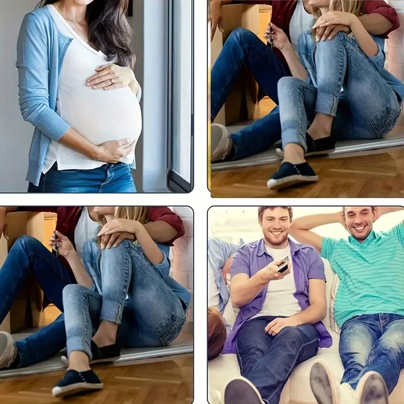 Unisex Retractable Waist & Collar Button Extender Set - Universal Instant Extension Solution for Jeans & Pants