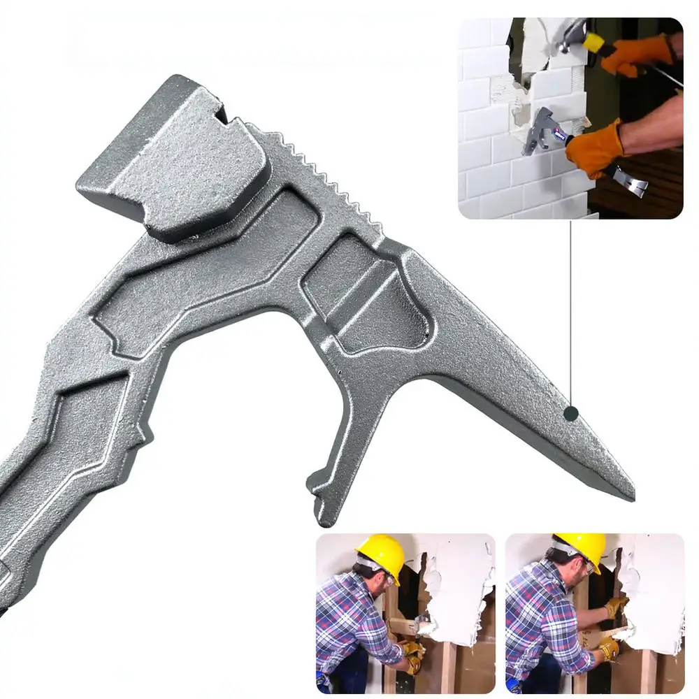 Industrial Grade Multi Hammer Pry Bar For Home Repair Construction Woodworking Outdoor Emergency Breaking Rescue
