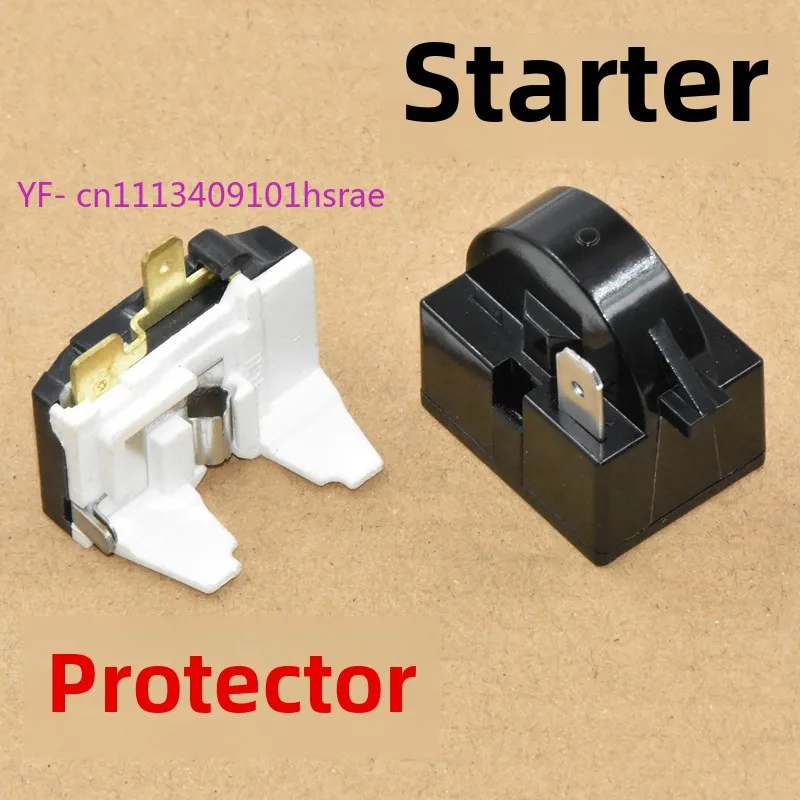 New QP2-15 QP2-15G Refrigerator PTC Start Relay with Disc Thermal Overload Protector
