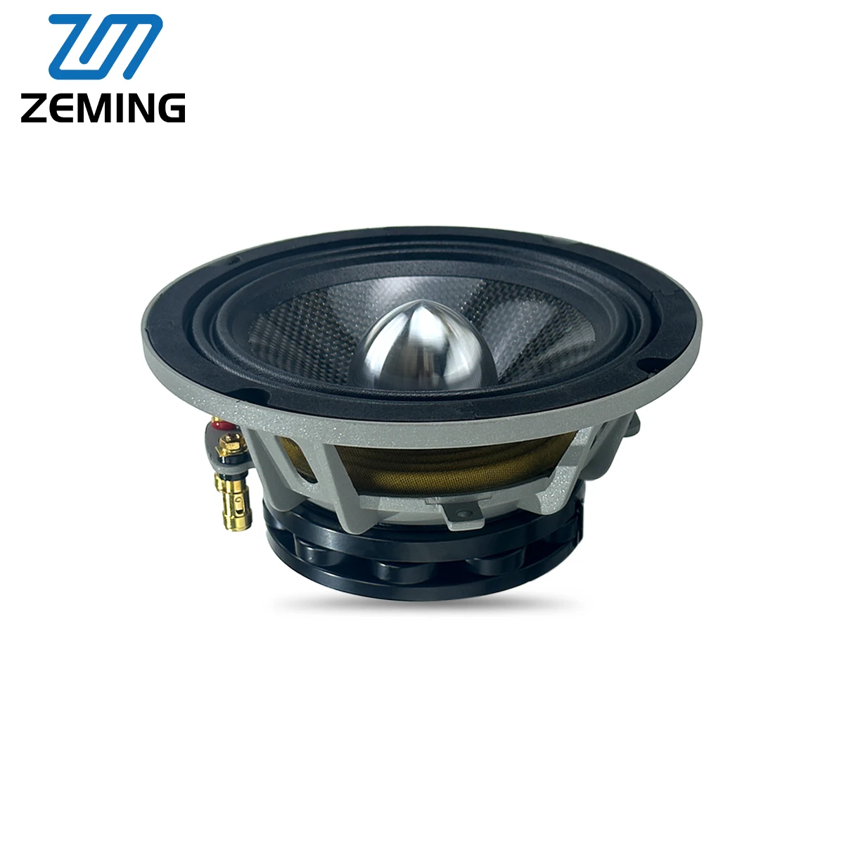 Peak 500W 6.5/8 Inch Carbon Fiber Cone N42 Neo. Beads Midrange Speaker 96dB 4Ohms/8Ohms car Audio Door Speaker(1pcs speaker)